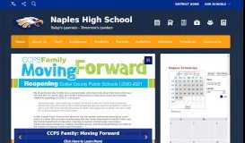 
							         Naples High School / Homepage - Collier County Public Schools								  
							    