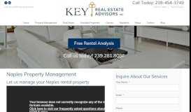 
							         Naples Property Management - Key Real Estate Advisors								  
							    