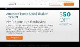
							         NAR Member Discount - American Home Shield								  
							    