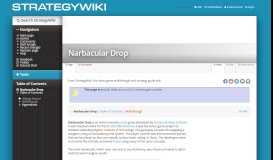 
							         Narbacular Drop — StrategyWiki, the video game walkthrough and ...								  
							    
