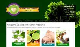 
							         Narberth Family Medicine: Holistic Medicine Near Philadelphia								  
							    