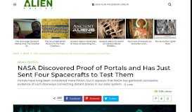 
							         NASA Discovered Proof of Portals and Has Just Sent ... - Alien Policy								  
							    