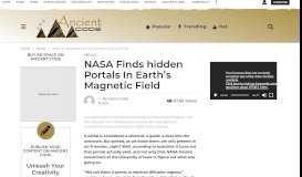 
							         NASA Finds hidden Portals In Earth's Magnetic Field | Ancient Code								  
							    