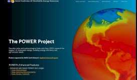 
							         NASA POWER | Prediction Of Worldwide Energy Resources								  
							    