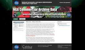 
							         NASA/NGA Commercial Data Access								  
							    