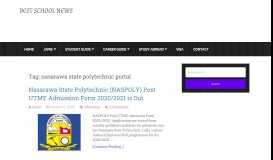 
							         nasarawa state polytechnic portal Archives - Best School News								  
							    