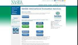 
							         NASBA International Evaluation Services | NASBA								  
							    