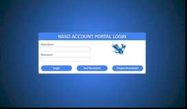 
							         NASD Account Portal Login								  
							    