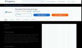 
							         Nasdaq Boardvantage Reviews and Pricing - 2020 - Capterra								  
							    