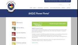 
							         NASIS Parent Portal - Circle of Nations								  
							    