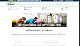 
							         NASM Recertification - Renew your Certificate of Personal Training								  
							    