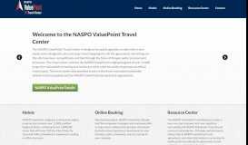 
							         NASPO ValuePoint Travel Portal - Corporate Travel Management								  
							    