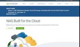 
							         Nasuni: Enterprise Cloud Storage and File Sharing Services								  
							    