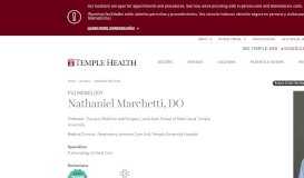 
							         Nathaniel Marchetti | Temple Health								  
							    