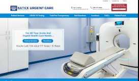 
							         Natick Urgent Care Walk In Clinic - Our Other Massachusetts Locations								  
							    
