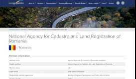 
							         National Agency for Cadastre and Land Registration of Romania ...								  
							    