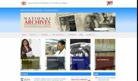 
							         National Archives of Trinidad and Tobago								  
							    