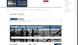 
							         National Black MBA Association (NBMBAA), NBMBAA Career ...								  
							    