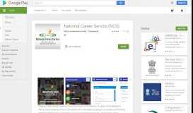 
							         National Career Service (NCS) - Apps on Google Play								  
							    