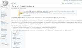
							         National Careers Service - Wikipedia								  
							    