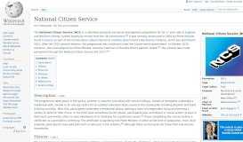 
							         National Citizen Service - Wikipedia								  
							    