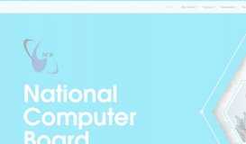 
							         National Computer Board - Home								  
							    
