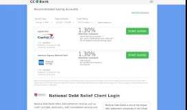 
							         National Debt Relief Client Login - CC Bank								  
							    