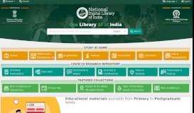 
							         National Digital Library of India								  
							    