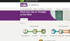 
							         National Disability Insurance Scheme (NDIS)								  
							    
