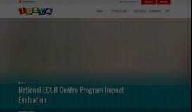 
							         National ECCD Centre Program Impact Evaluation | IDELA								  
							    