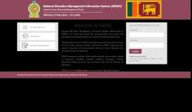
							         National Education Management Information System | Ministry ...								  
							    