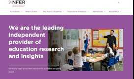 
							         National Foundation for Educational Research								  
							    