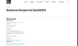 
							         National geoportal - Open Government Partnership								  
							    