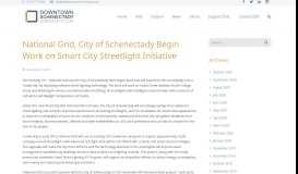 
							         National Grid, City of Schenectady Begin Work on Smart City ...								  
							    
