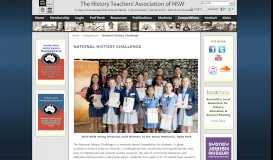 
							         National History Challenge - The History Teachers ... - HTA NSW								  
							    