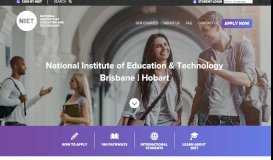 
							         National Institute of Education and Technology: NIET								  
							    