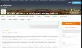 
							         National Institute of Technology - [NIT-AP] Andhra Pradesh ...								  
							    