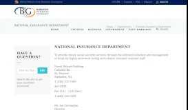 
							         National Insurance Department - Barbados Government								  
							    