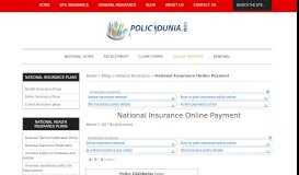
							         National Insurance Online Payment | Buy/ Renew NICL Policy Online								  
							    
