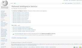 
							         National Intelligence Service - Wikipedia								  
							    