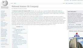 
							         National Iranian Oil Company - Wikipedia								  
							    