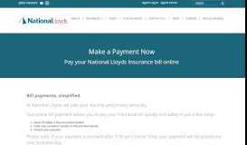 
							         National Lloyds Insurance Bill Pay - Make a Payment								  
							    