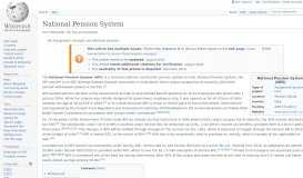 
							         National Pension System - Wikipedia								  
							    