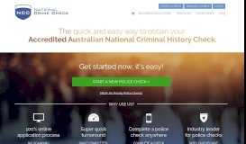 
							         National Police Checks Online - Police Clearance Certificates Australia								  
							    