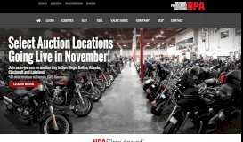 
							         National Powersport Auctions								  
							    