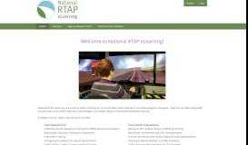 
							         National RTAP Portal > Home								  
							    