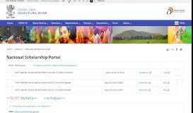 
							         National Scholarship Portal | District Sheikhpura, Government of Bihar								  
							    