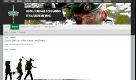 
							         National Security Vetting Portal - Unavailable? | RoyalMarines.uk								  
							    