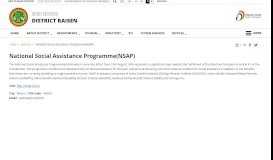 
							         National Social Assistance Programme(NSAP) | District ...								  
							    
