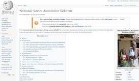 
							         National Social Assistance Scheme - Wikipedia								  
							    